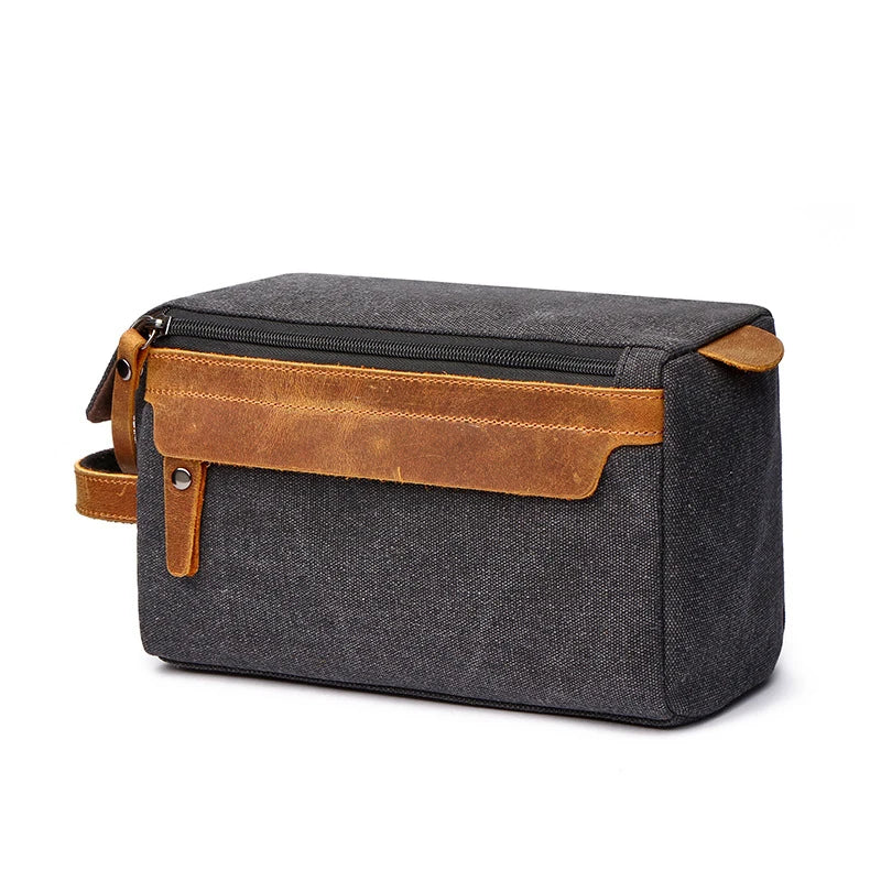 Trousse de toilette en toile