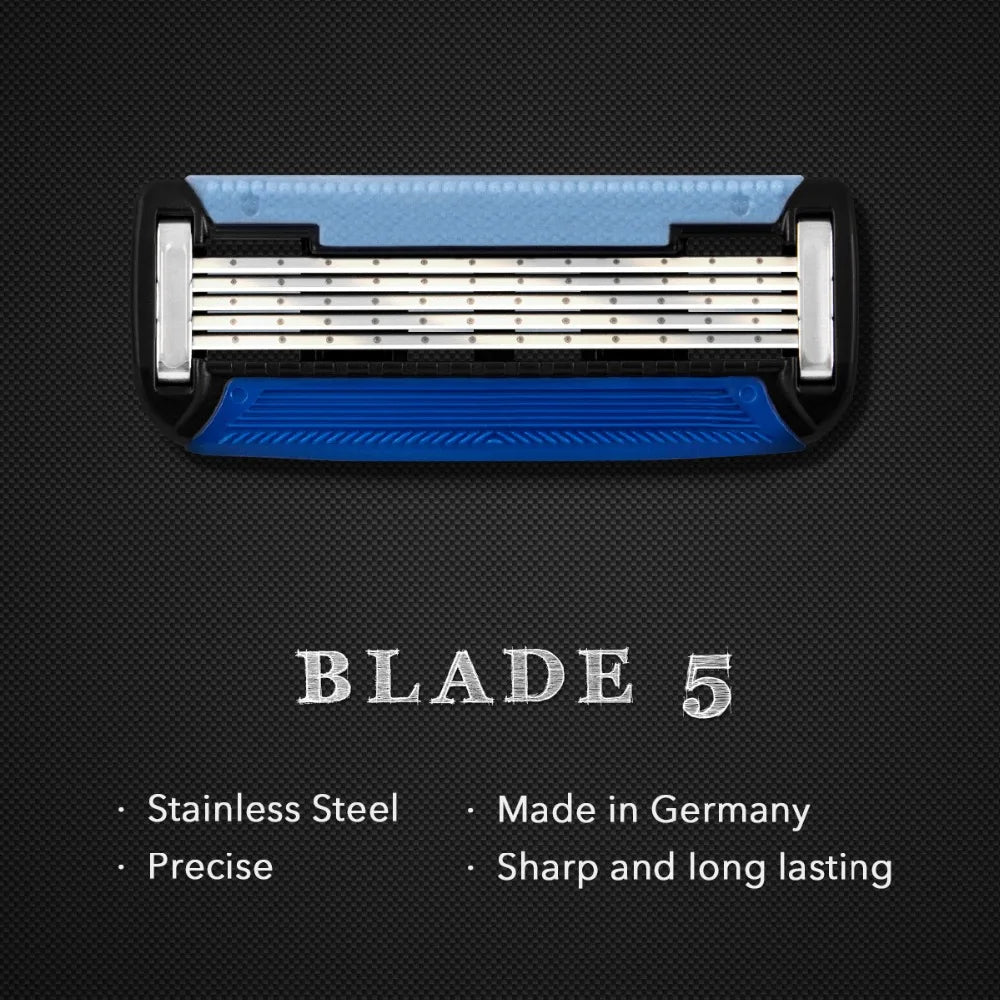 Rasoir Qshave Black Spider avec tondeuse