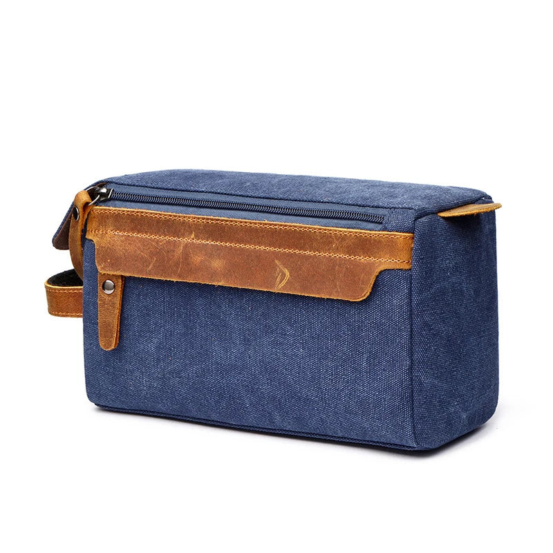 Trousse de toilette en toile