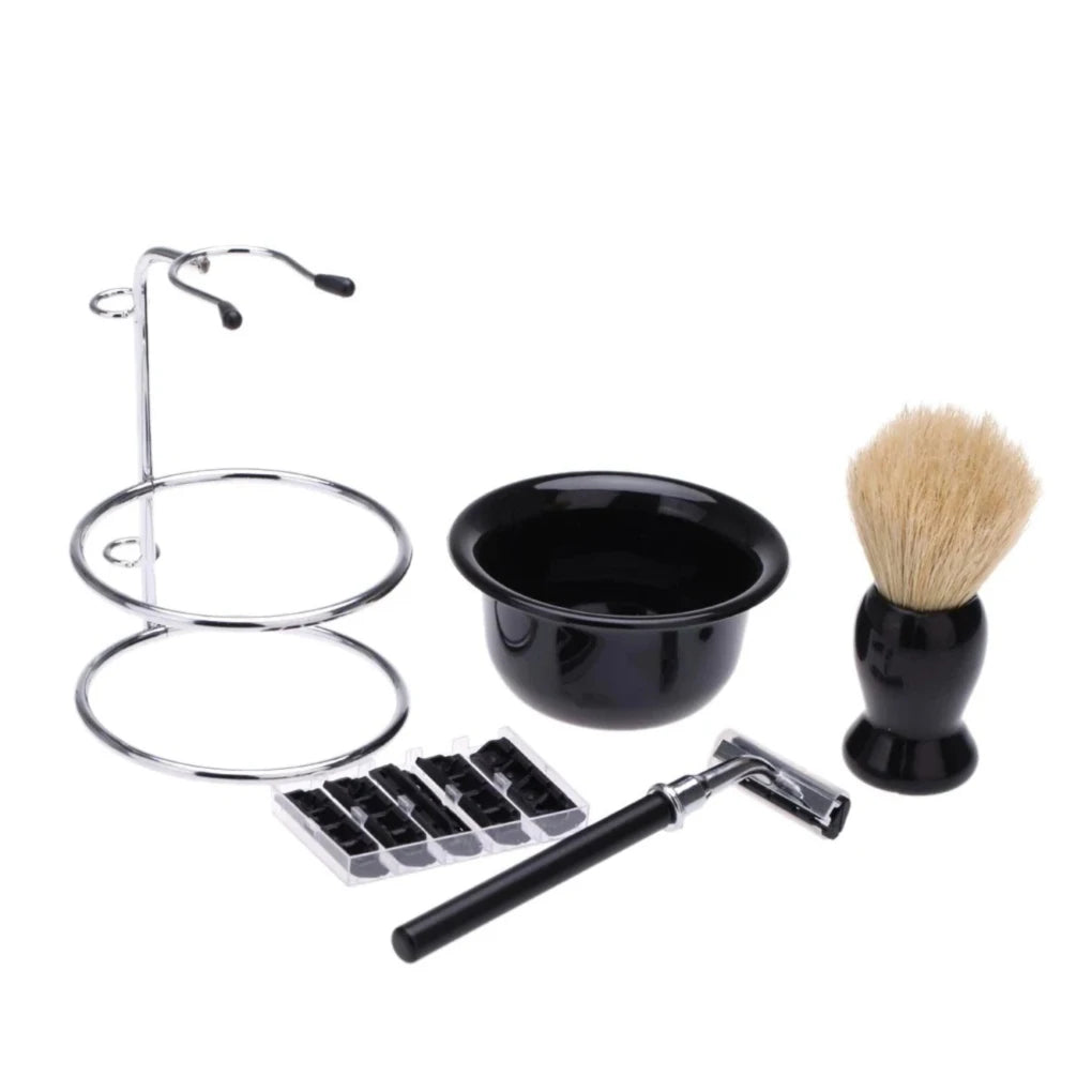 Manual Chrome Shaving Set