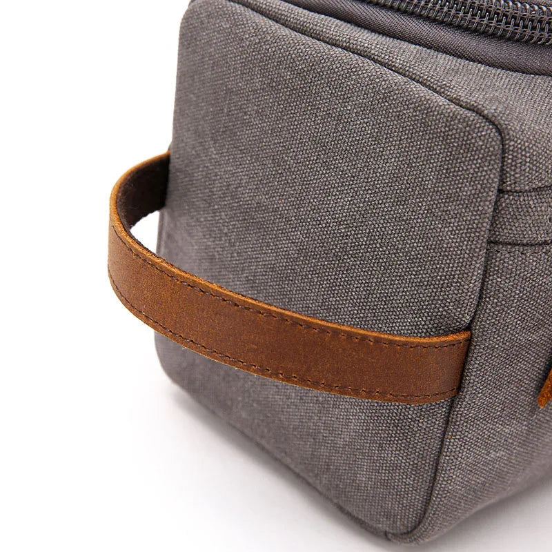 Durable Canvas Toiletry Wash Bag