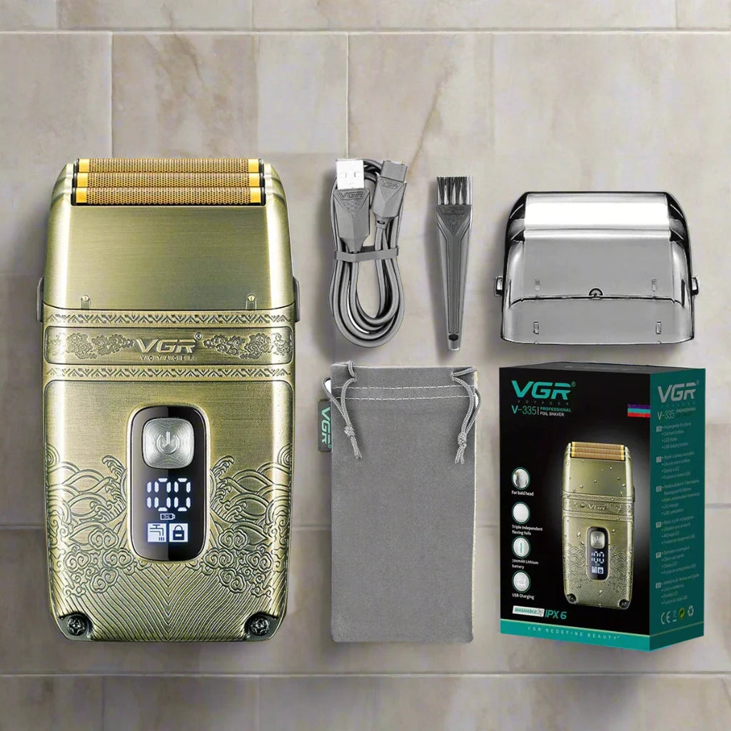 Rasoir électrique étanche VGR IPX6