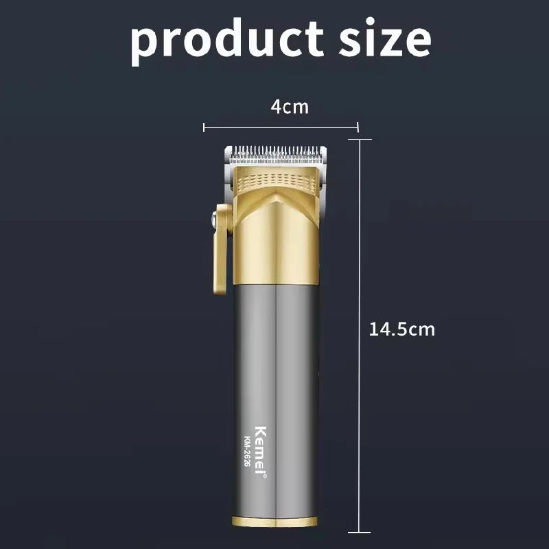 Mini tondeuse à cheveux rechargeable Kemei