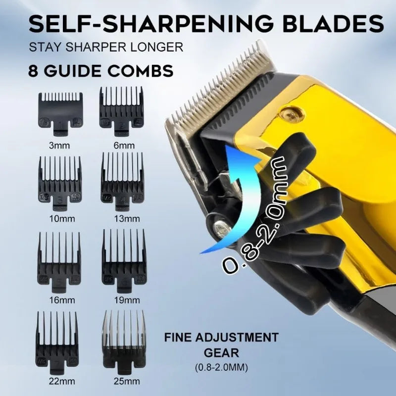 Cordless Barber Hair Clipper