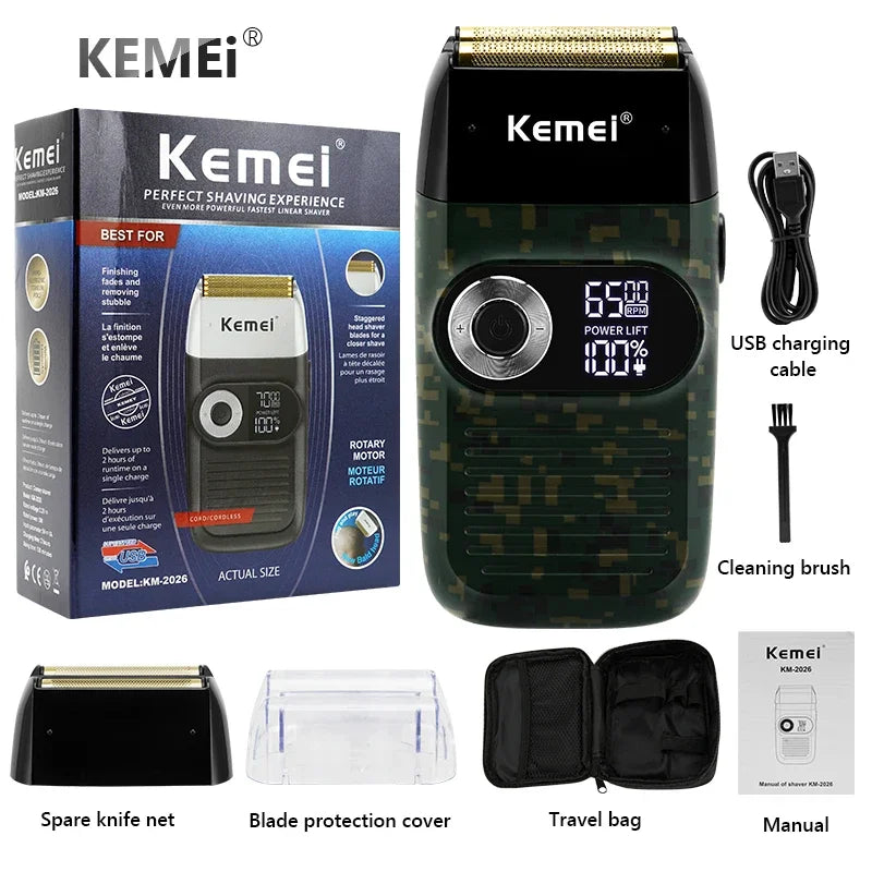 Kemei Digital Electric Shaver