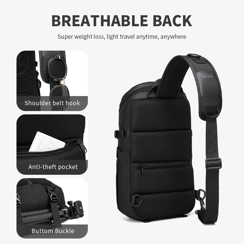 Sac à bandoulière étanche de grande capacité