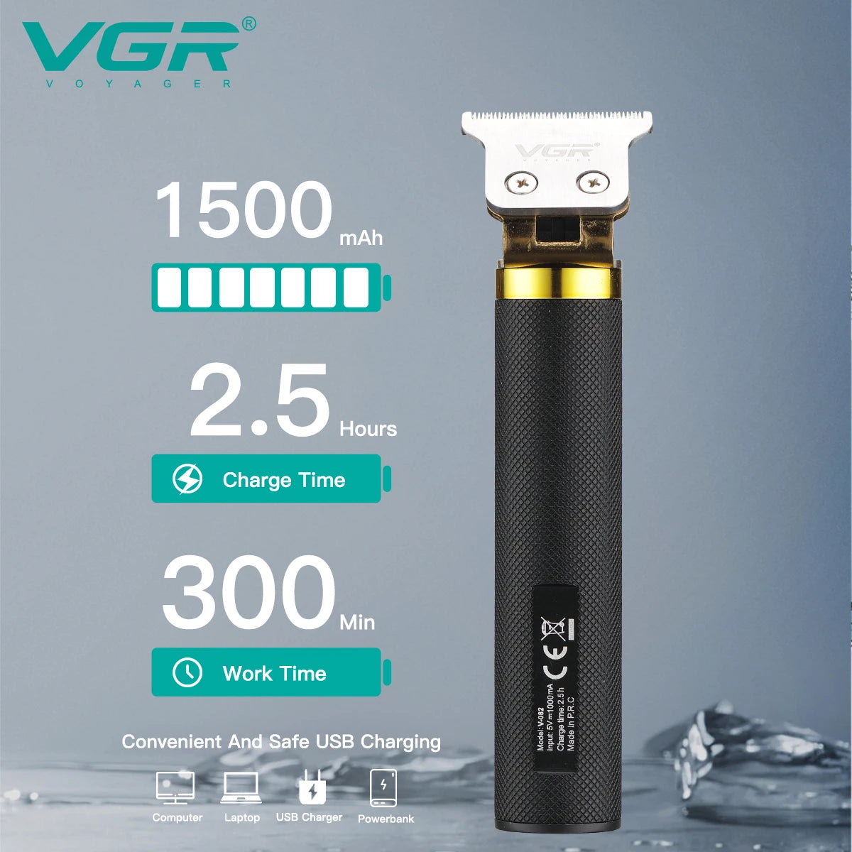 VGR Beard & Hair Trimmer