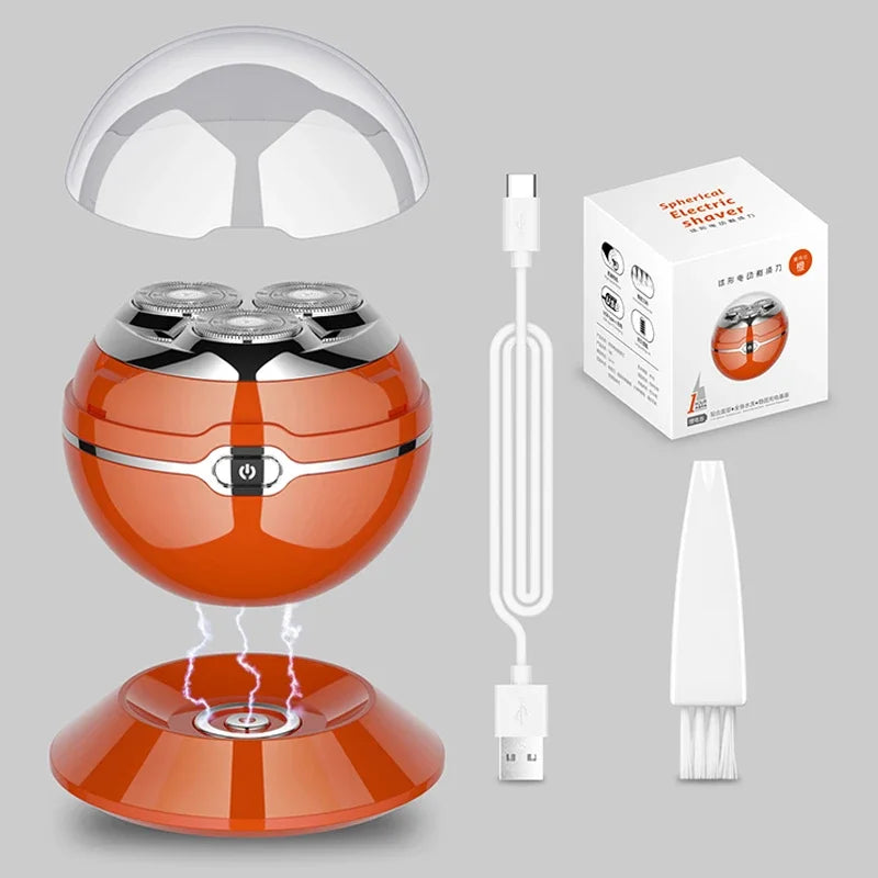 Spherical Rechargeable Beard Electric Shaver