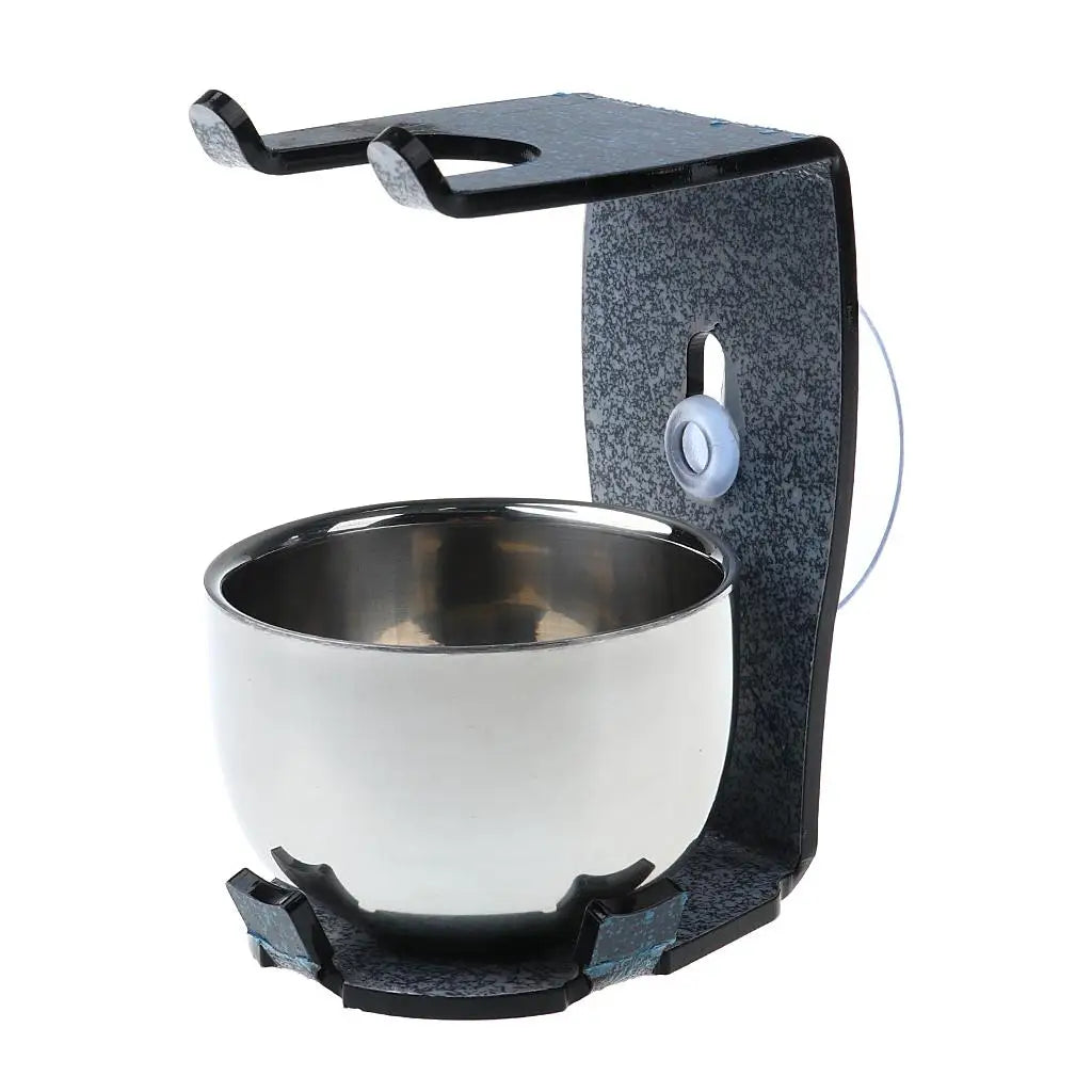 Steel Shaving Bowl & Holder