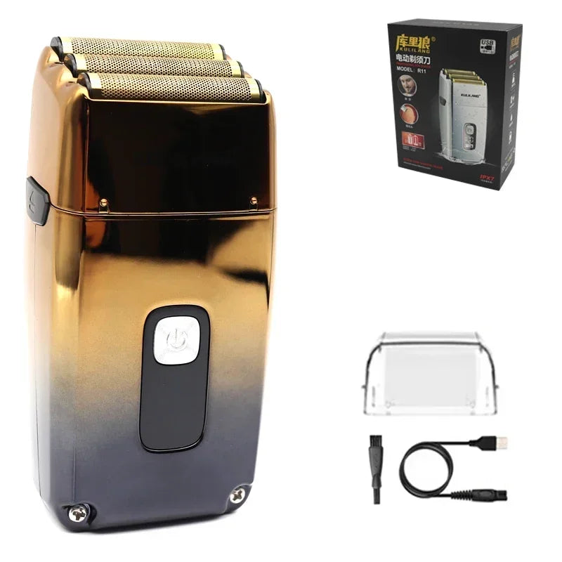Reciprocating 3-Blade Washable Electric Shaver