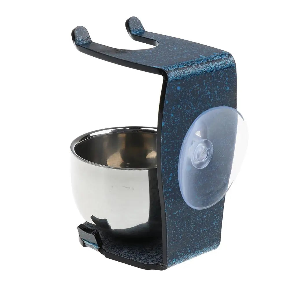 Steel Shaving Bowl & Holder