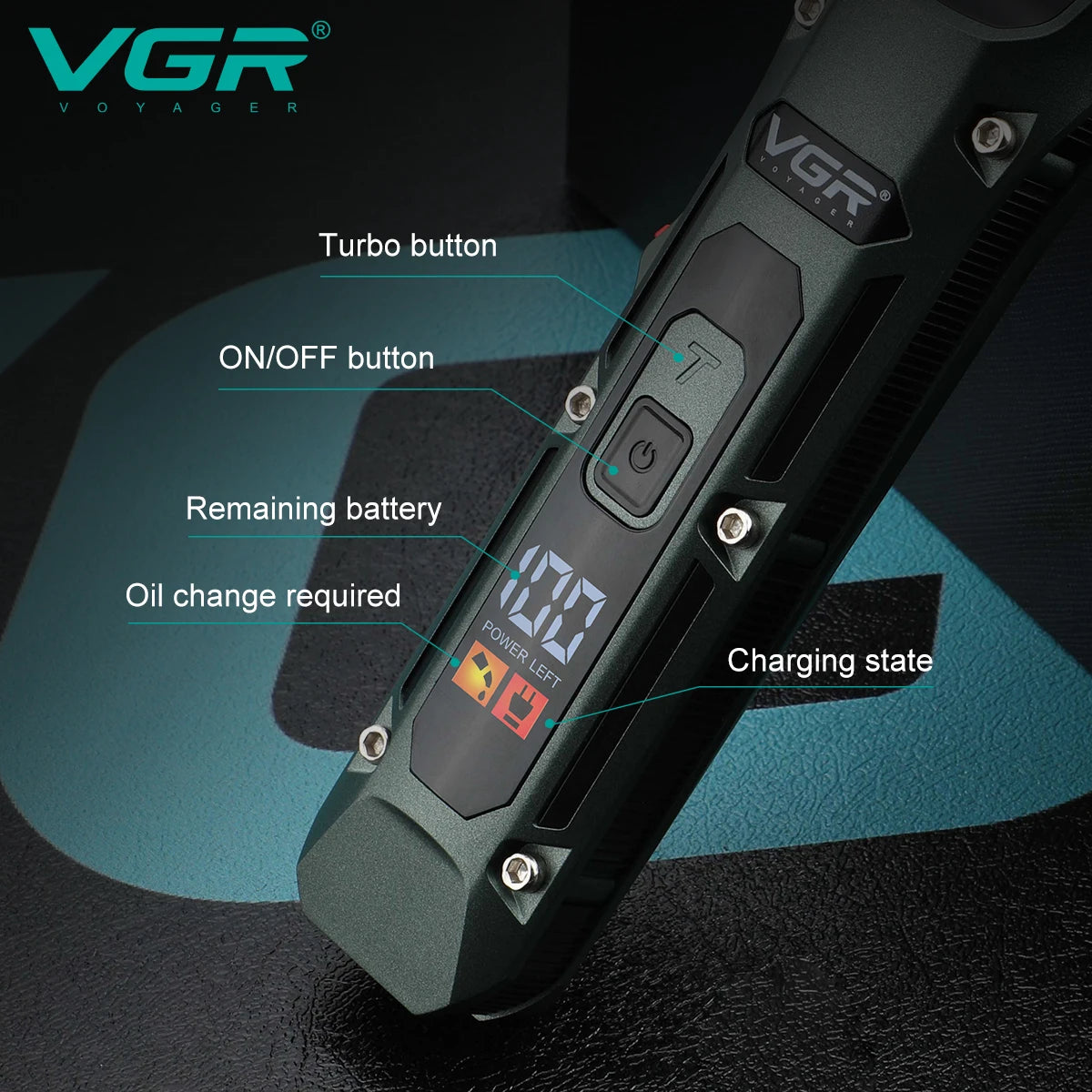 VGR Rechargeable Cordless Hair Clipper