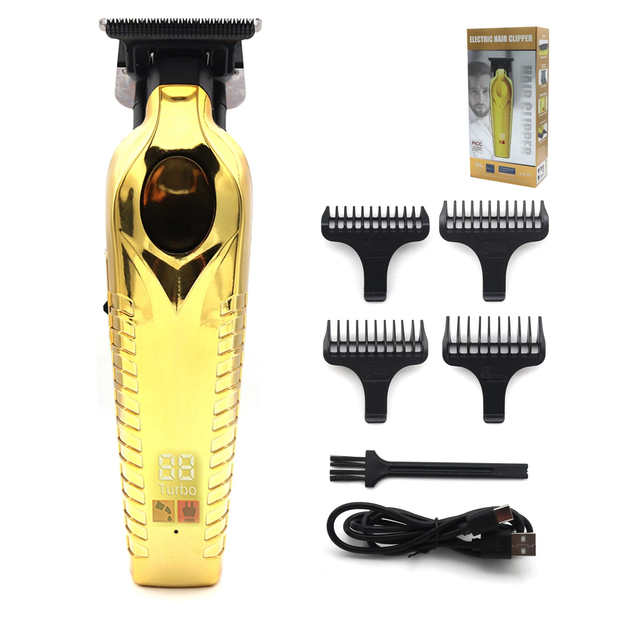 Tondeuse à barbe et poils du corps à lame DLC