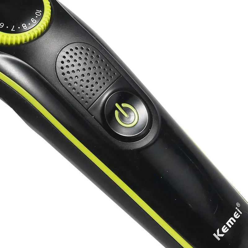 Tondeuse à cheveux et à barbe réglable Kemei 1-10 mm