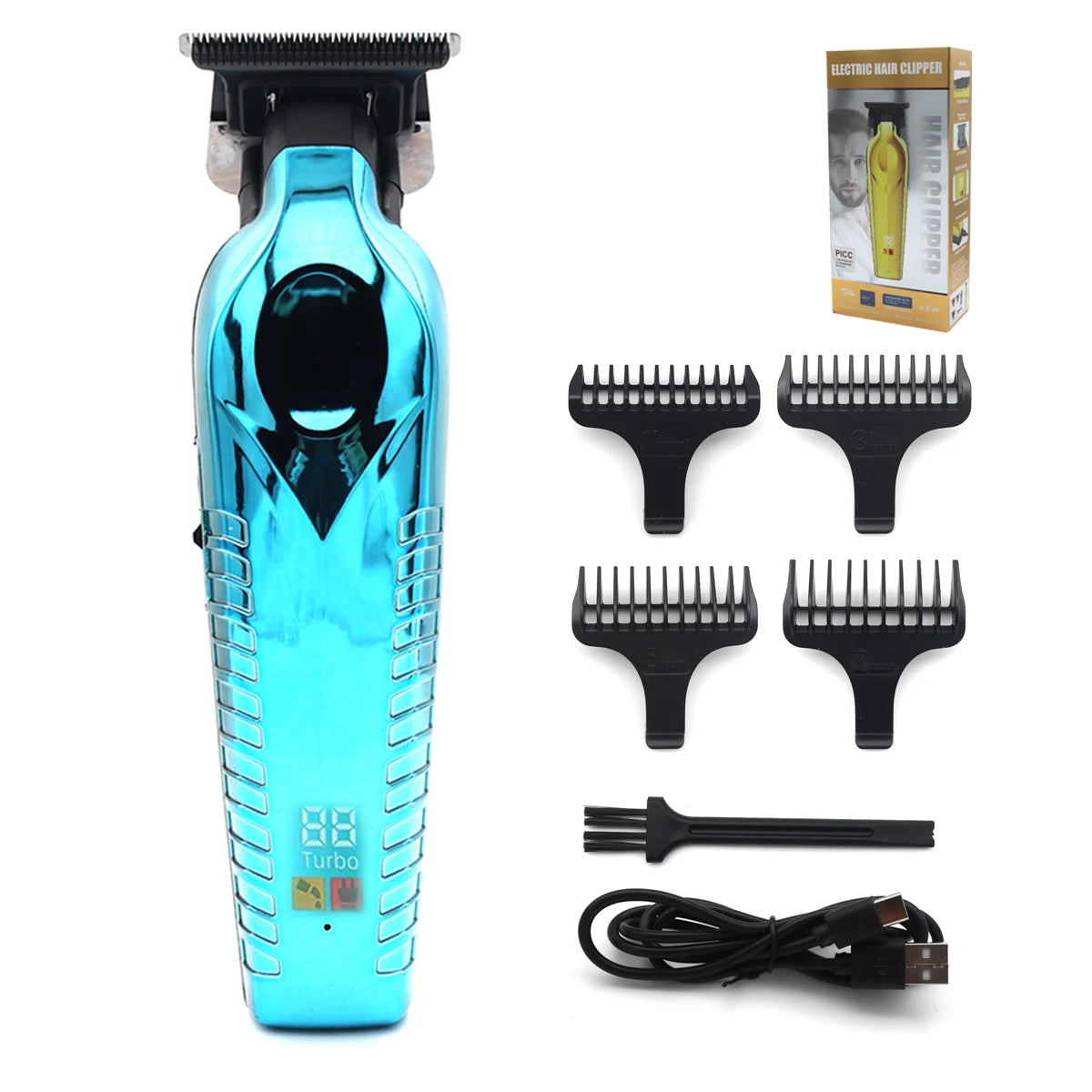 Tondeuse à barbe et poils du corps à lame DLC