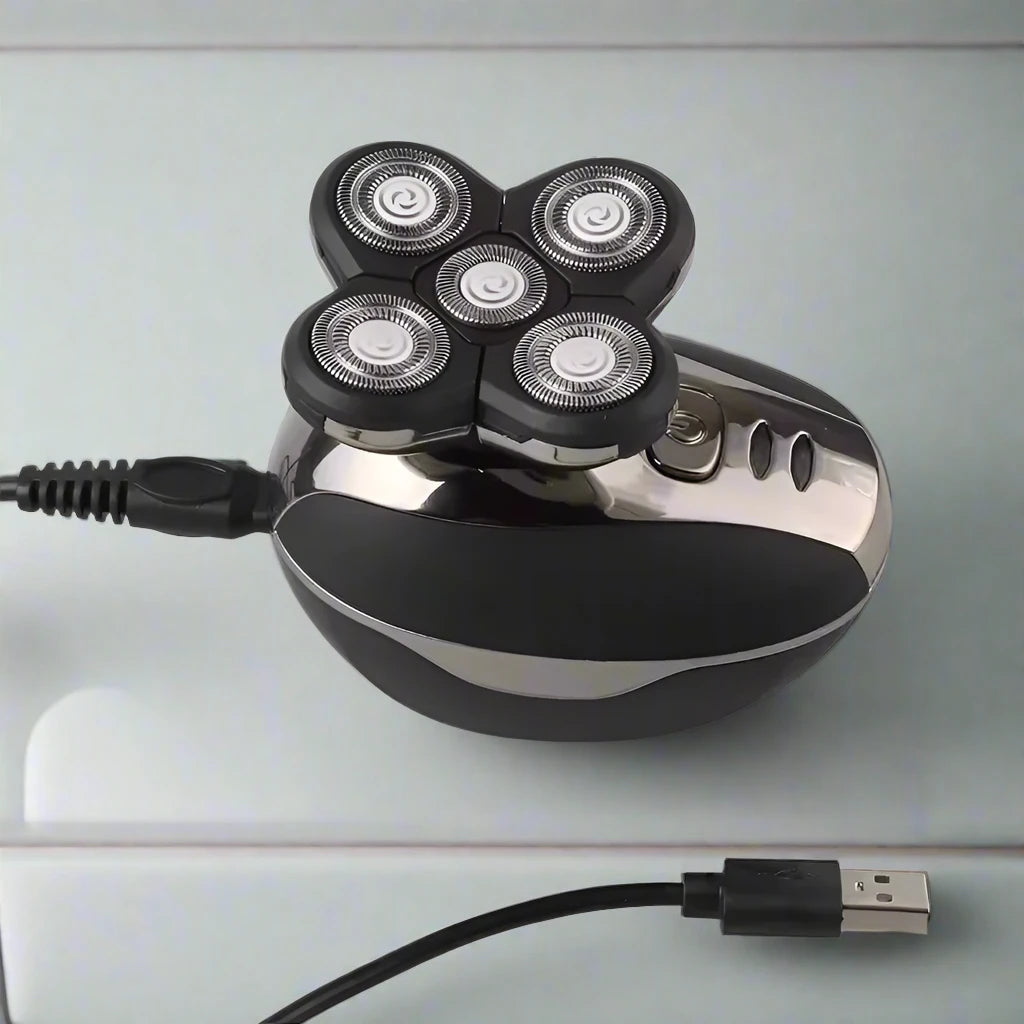 Waterproof Rotary Electric Shaver
