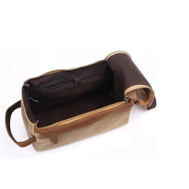Trousse de toilette en toile