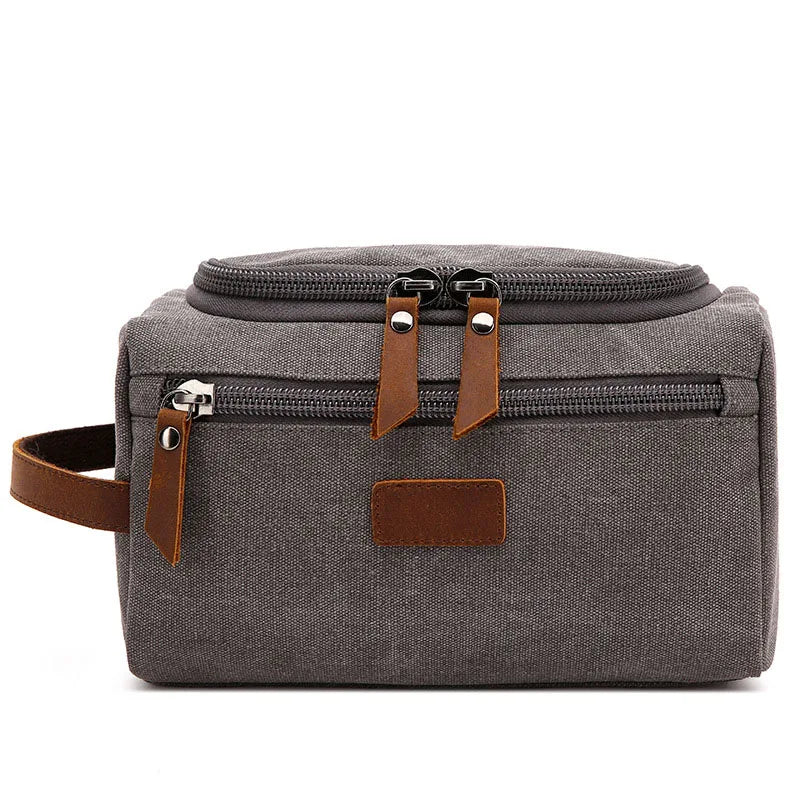 Durable Canvas Toiletry Wash Bag