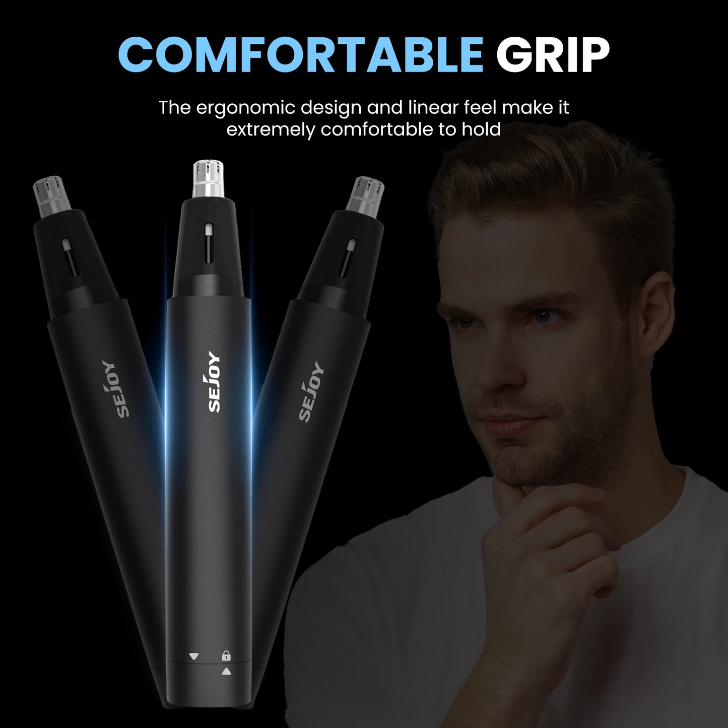 SEJOY 2-IN-1 Nose Hair Trimmer