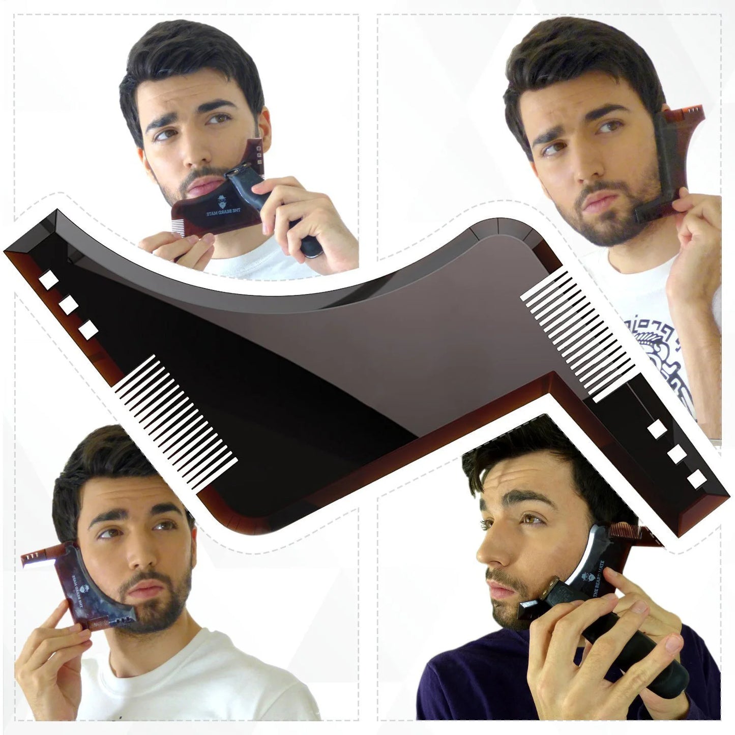 Modèle de style de barbe