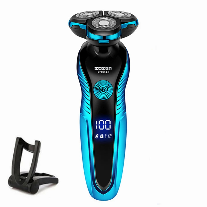 LCD Wet-Dry Use Electric Shaver