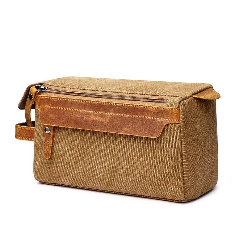 Trousse de toilette en toile