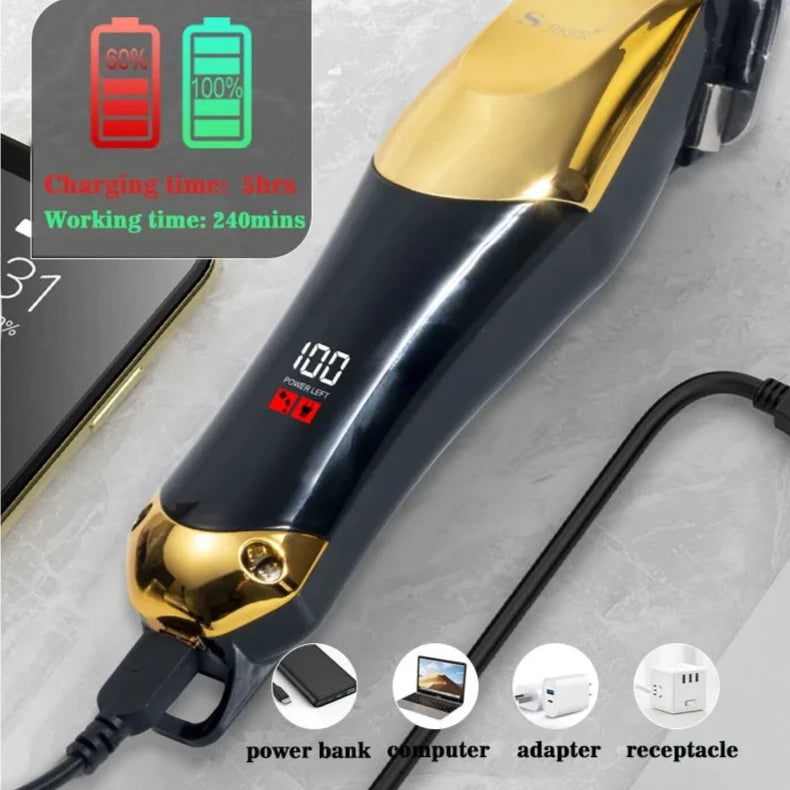 Cordless Barber Hair Clipper