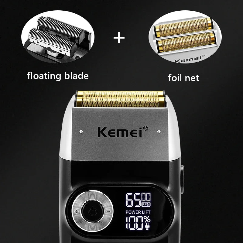 Kemei Digital Electric Shaver