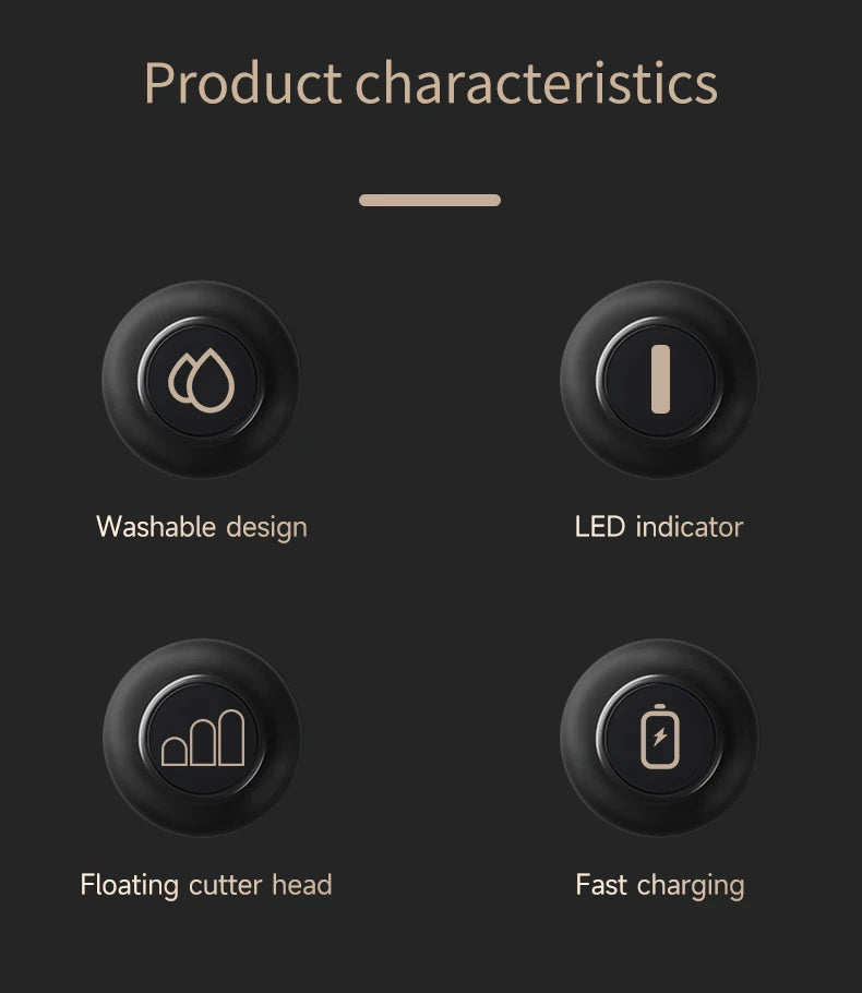 Rechargeable Pro Electric Shaver