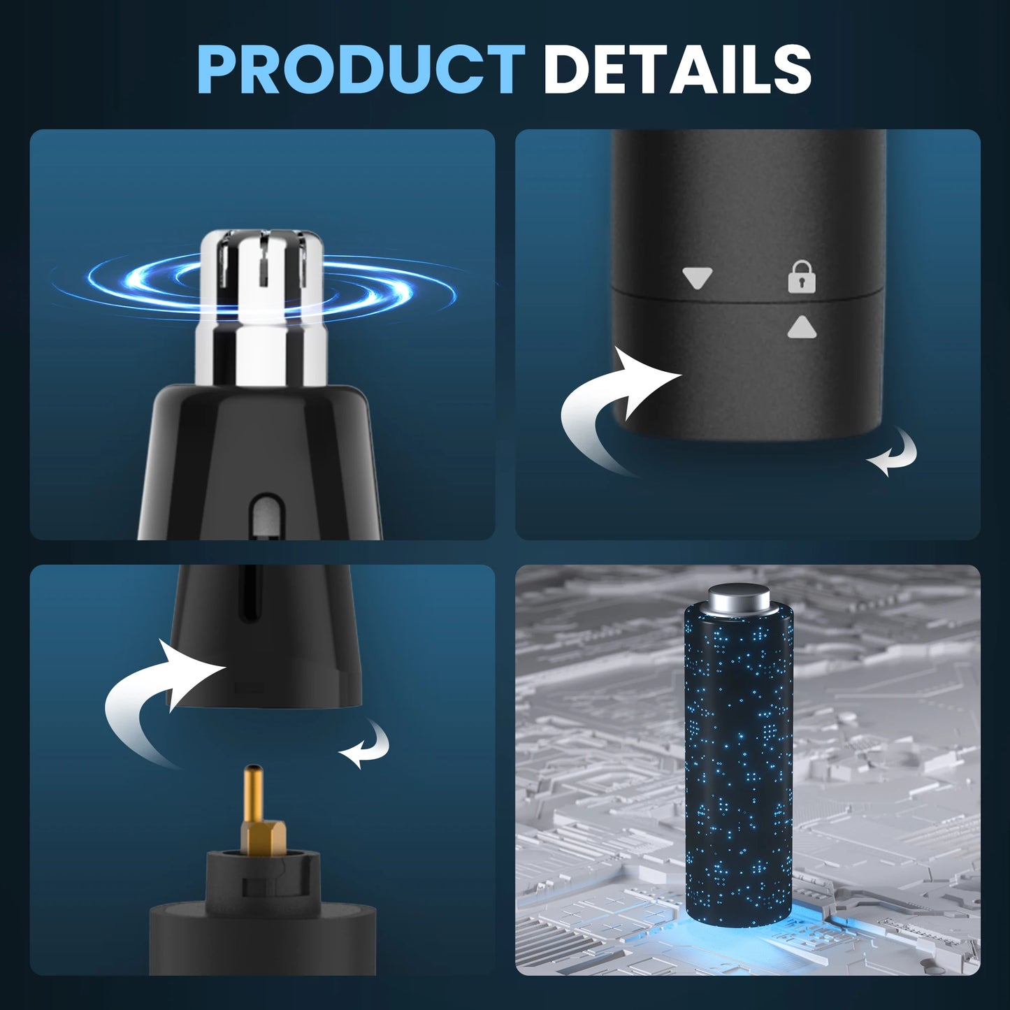 SEJOY 2-IN-1 Nose Hair Trimmer