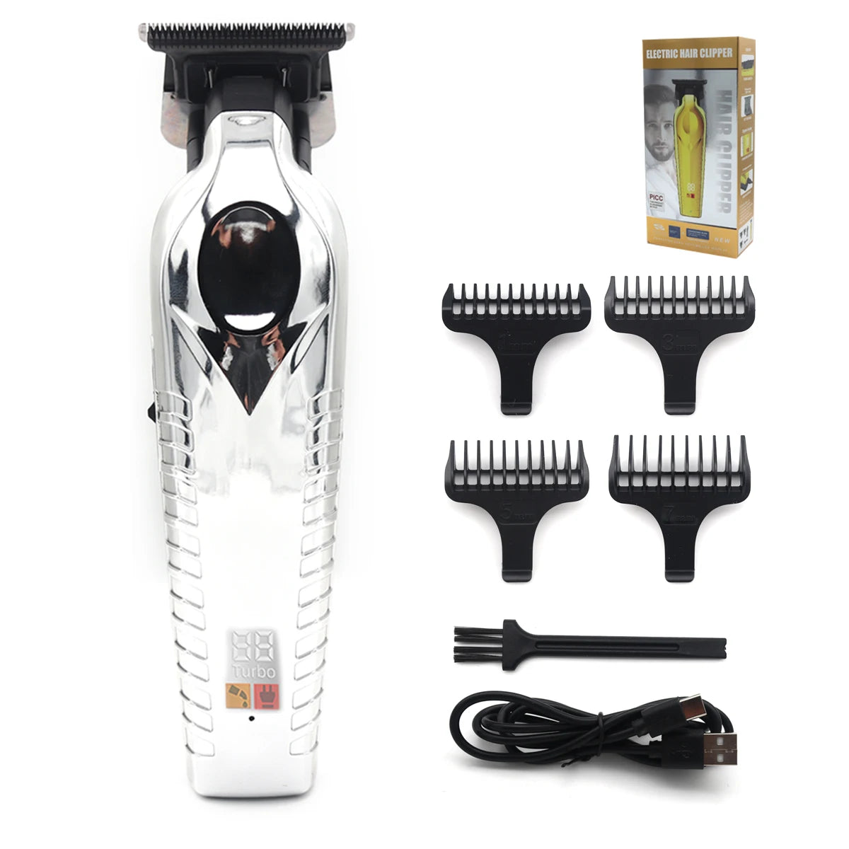 Tondeuse à barbe et poils du corps à lame DLC