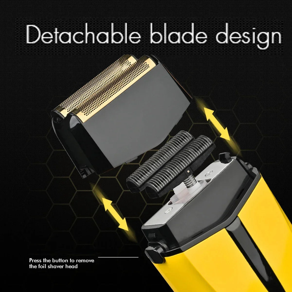 WMARK NG-1902 8000RPM Titanium Mesh Electric Shaver