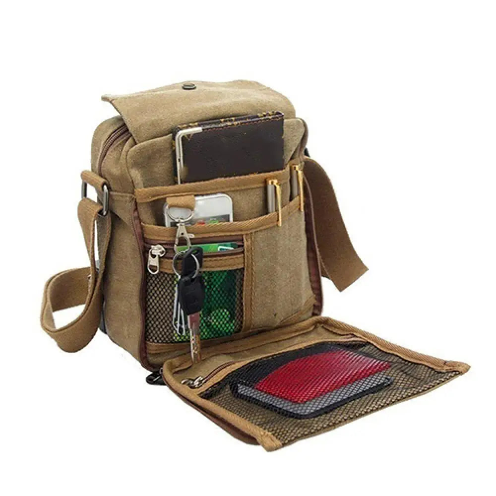 Casual Canvas Crossbody Bag