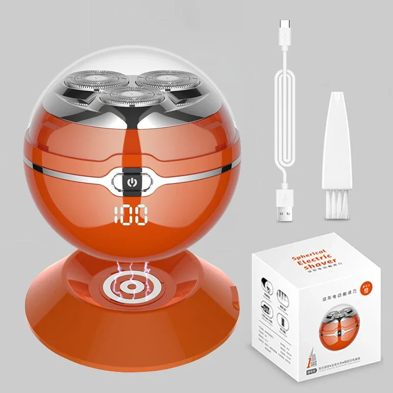 Spherical Rechargeable Beard Electric Shaver