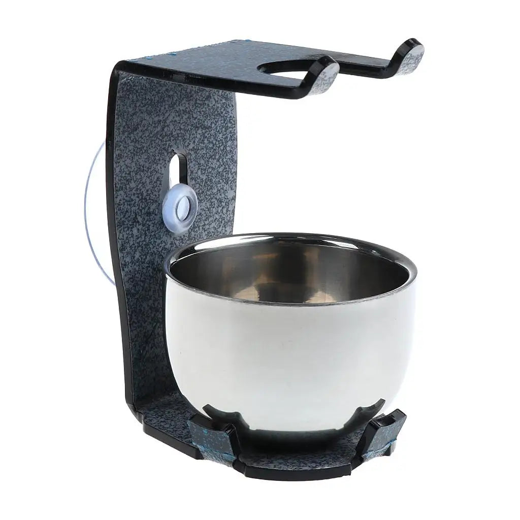 Steel Shaving Bowl & Holder