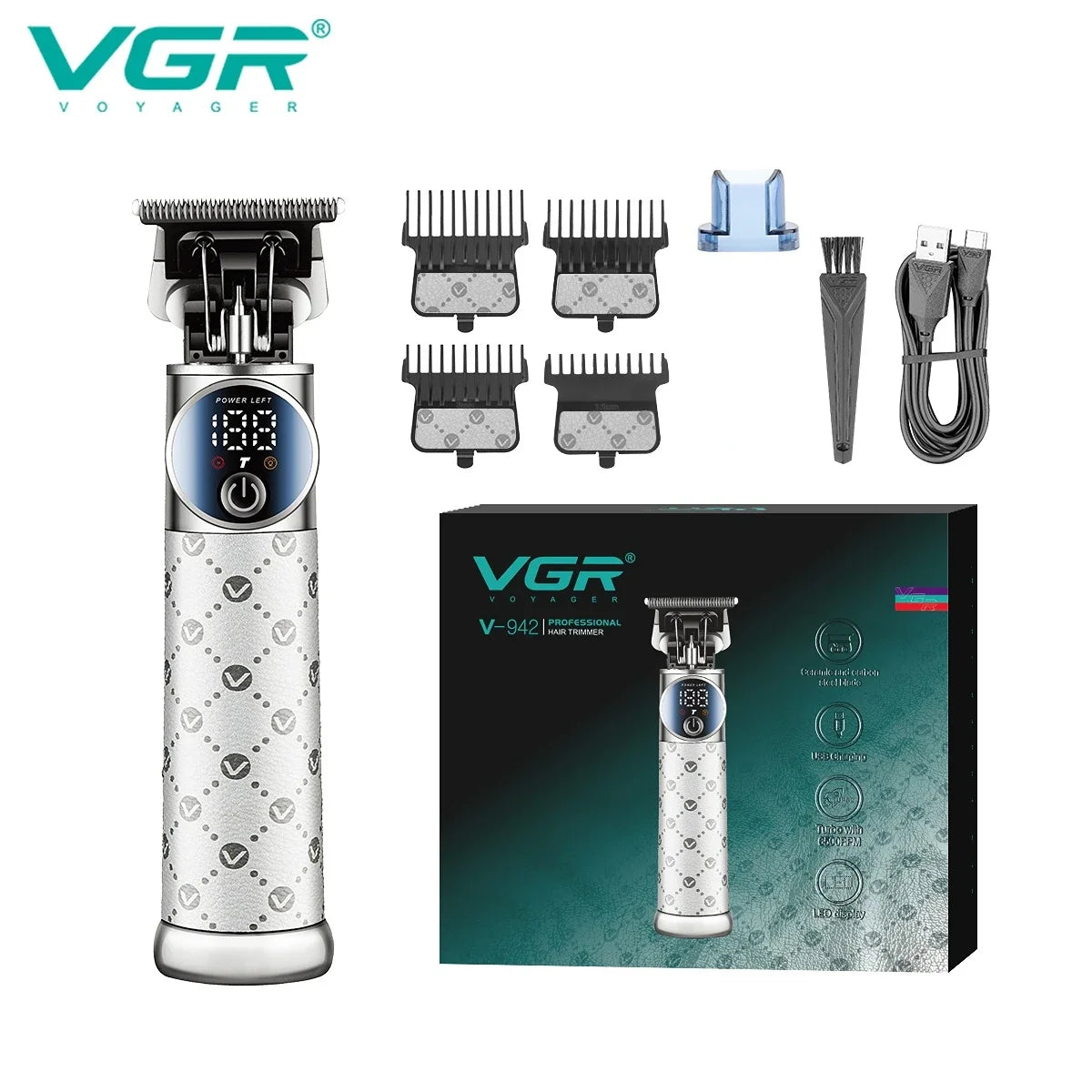 VGR V-942 Rechargeable Beard & Body Hair Trimmer