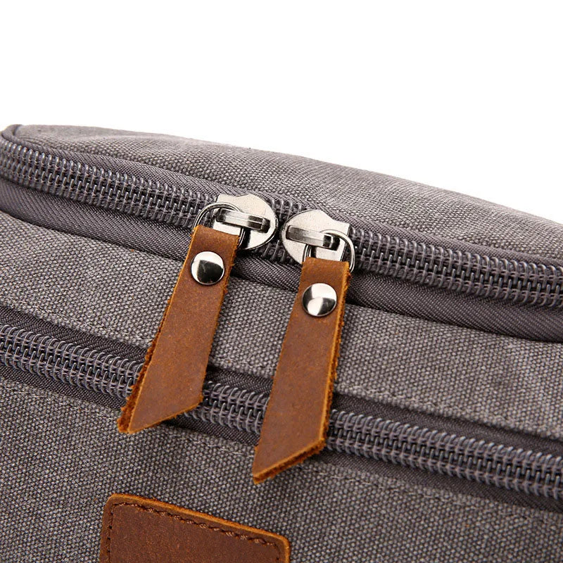 Durable Canvas Toiletry Wash Bag