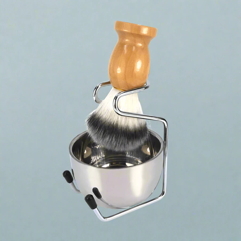 Barber Beard Shaving Brush & Bowl