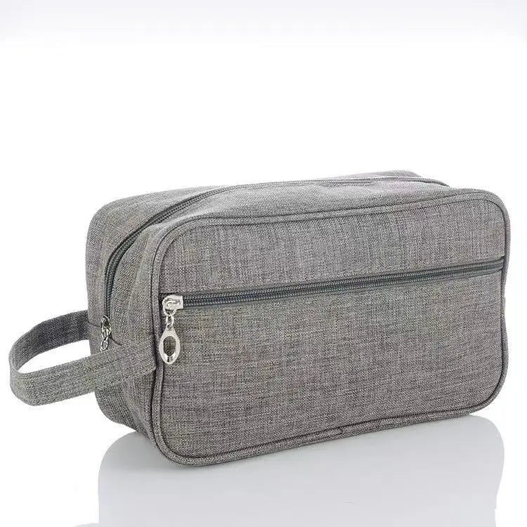 Canvas Block Colour Toiletry Wash Bag