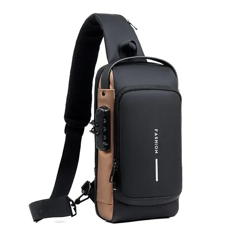 Anti Theft USB Chest & Back Bag