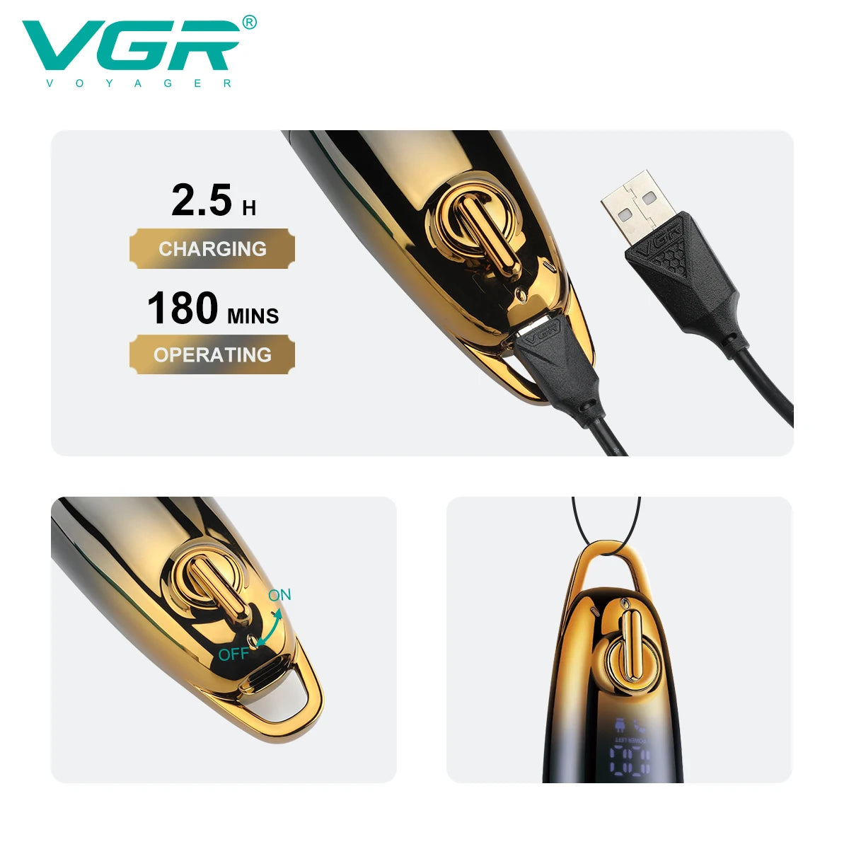 Tondeuse à barbe VGR V-979