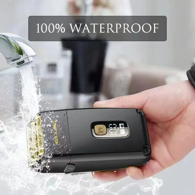 Reciprocating 3-Blade Washable Electric Shaver