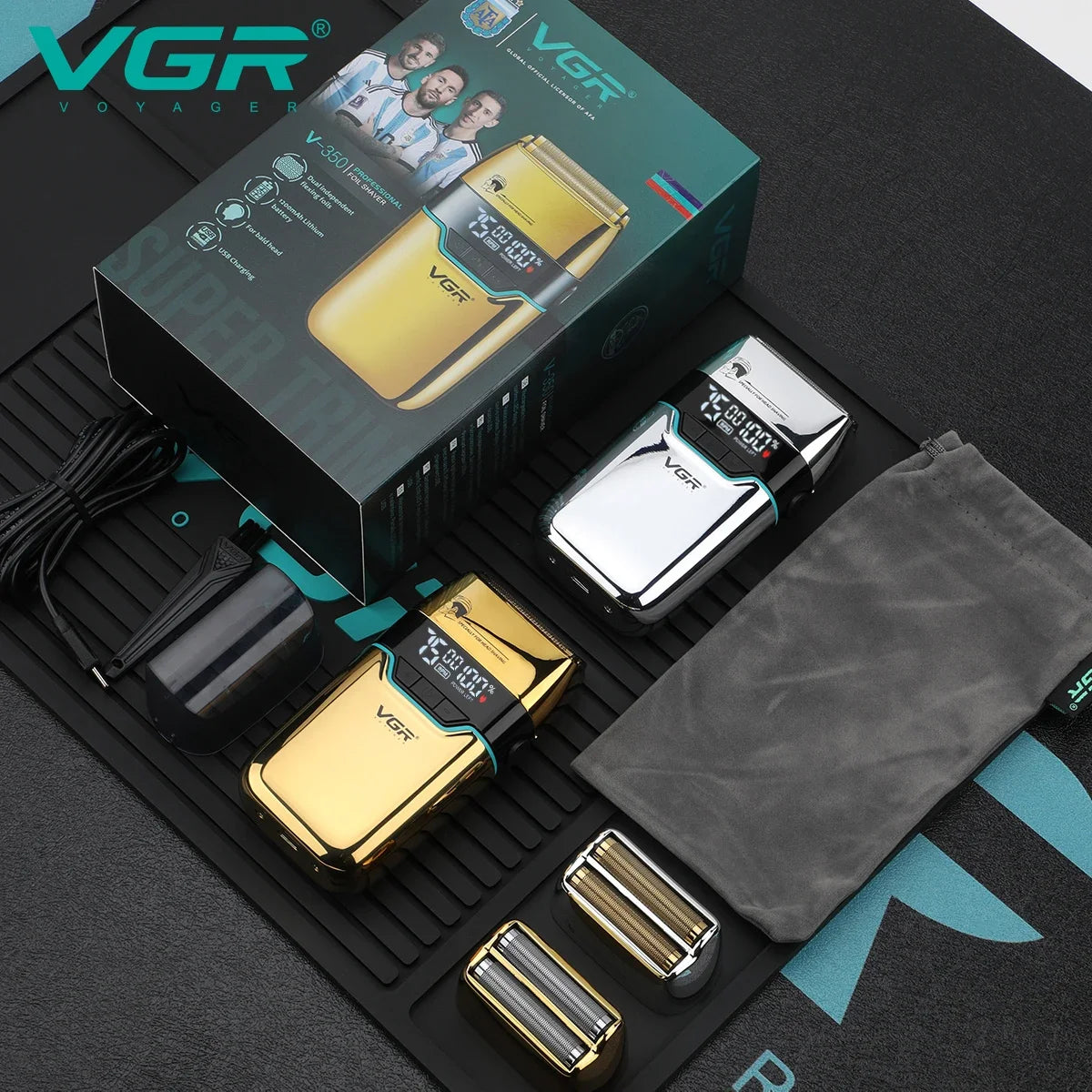 Rasoir électrique à double barre VGR