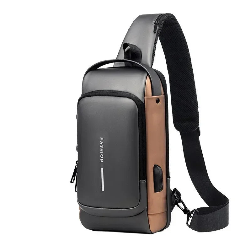 Anti Theft USB Chest & Back Bag