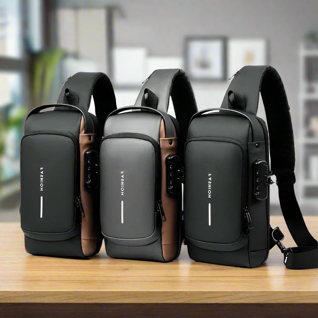 Anti Theft USB Chest & Back Bag