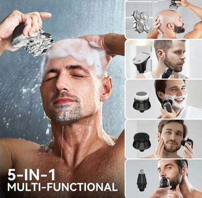MAXGROOM 5 in 1 Electric Head Shaver