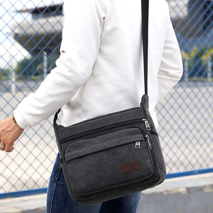 Classic Canvas Crossbody Shoulder Bag