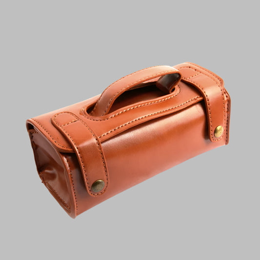 Sac à rasoir en cuir pour homme