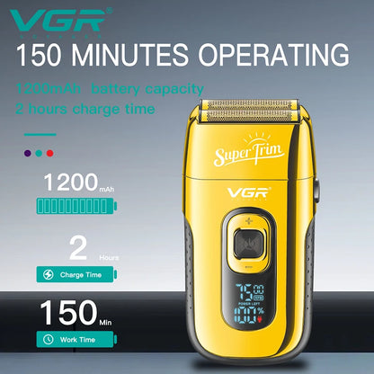 3-Speed Rechargeable Electric Shaver
