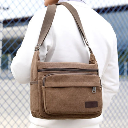 Classic Canvas Crossbody Shoulder Bag